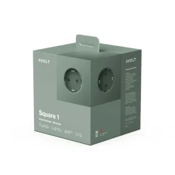 Avolt Steckdose "Square 1" USB-C Oak Green