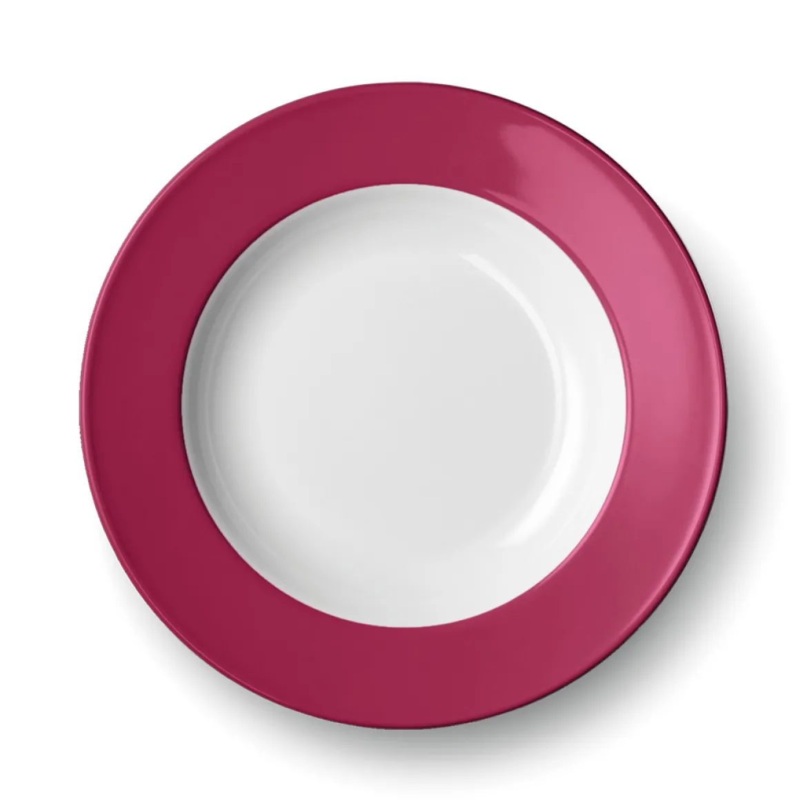 DIBBERN Suppenteller "Solid Color" himbeere