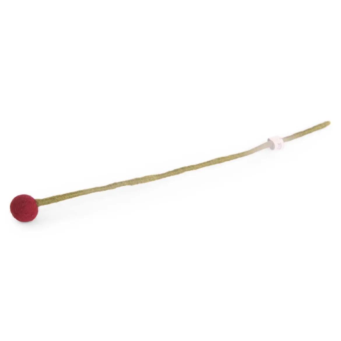En Gry & Sif Blume L30cm D2cm, Filz dunkelrot