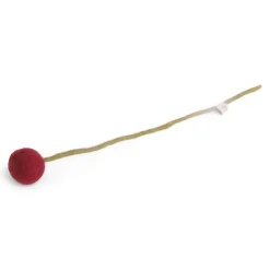 En Gry & Sif Blume L30cm D3cm, Filz dunkelrot