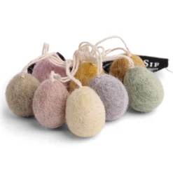 En Gry & Sif 8er Set Mini Eier pastel meliert