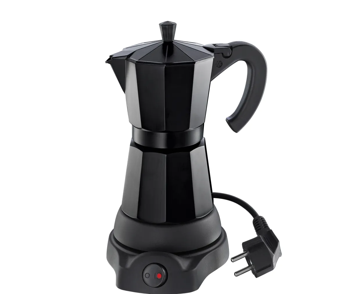 Espressokocher CLASSICO 6T schwarz, elektrisch
