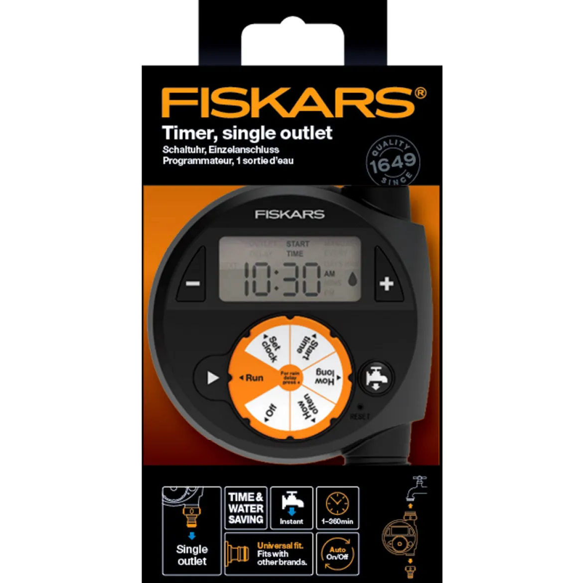 Fiskars Zeitschaltuhr