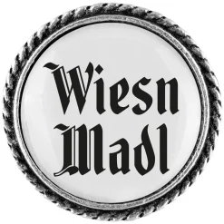 Gaudiknopf Anstecker "Wiesn Madl"