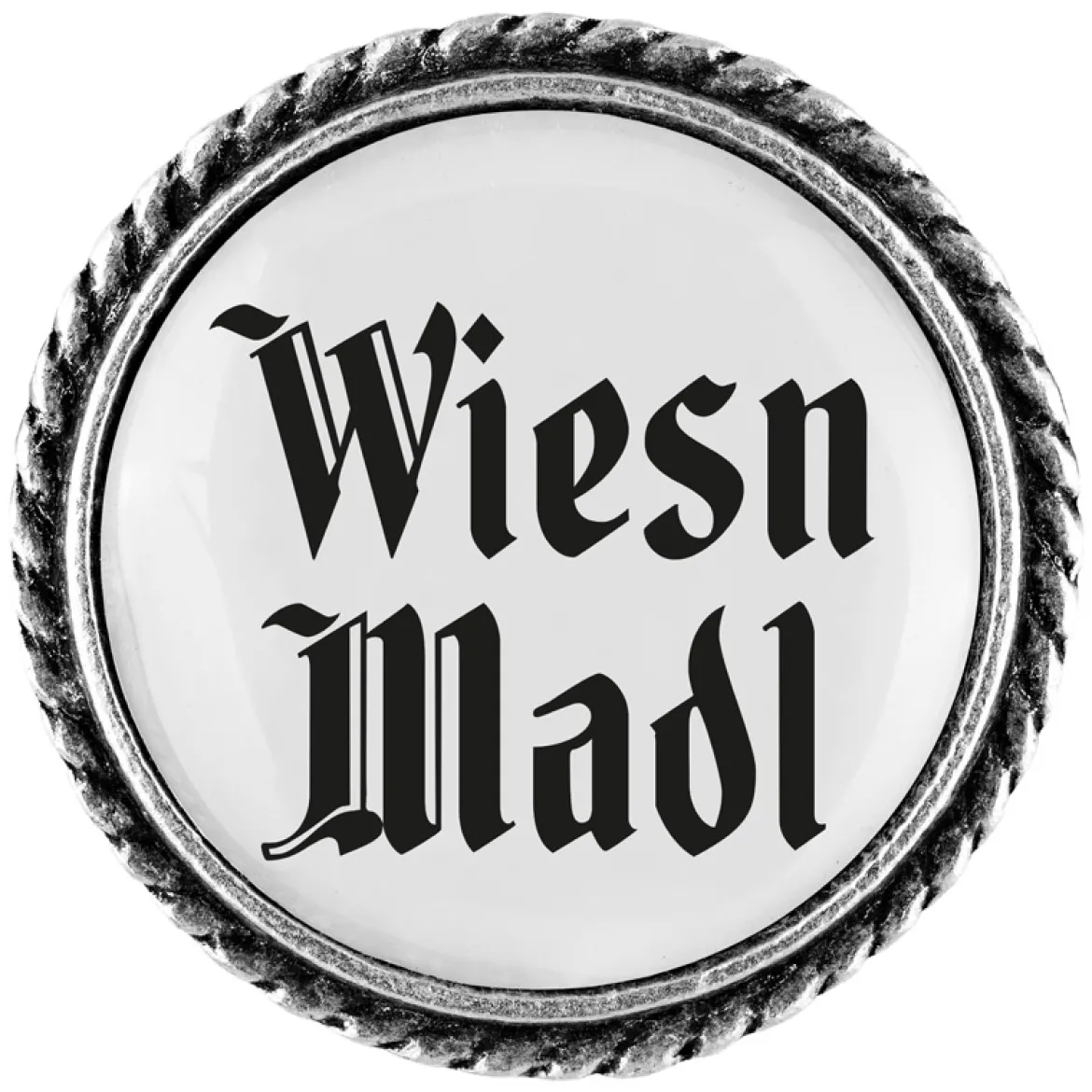 Gaudiknopf Anstecker "Wiesn Madl"