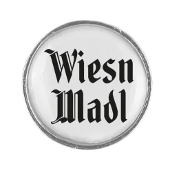 Gaudiknopf Wiesn Madl - Anstecker "Klassiker - schlicht"