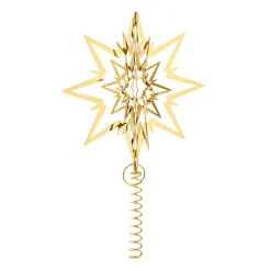 Georg Jensen Weihnachtsbaumspitze "TOP STAR" vergoldet
