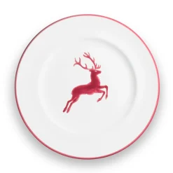Gmundner Dessertteller Gourmet "Bordeauxroter Hirsch"