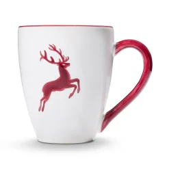 Gmundner Frühstücksbecher Max "Bordeauxroter Hirsch"