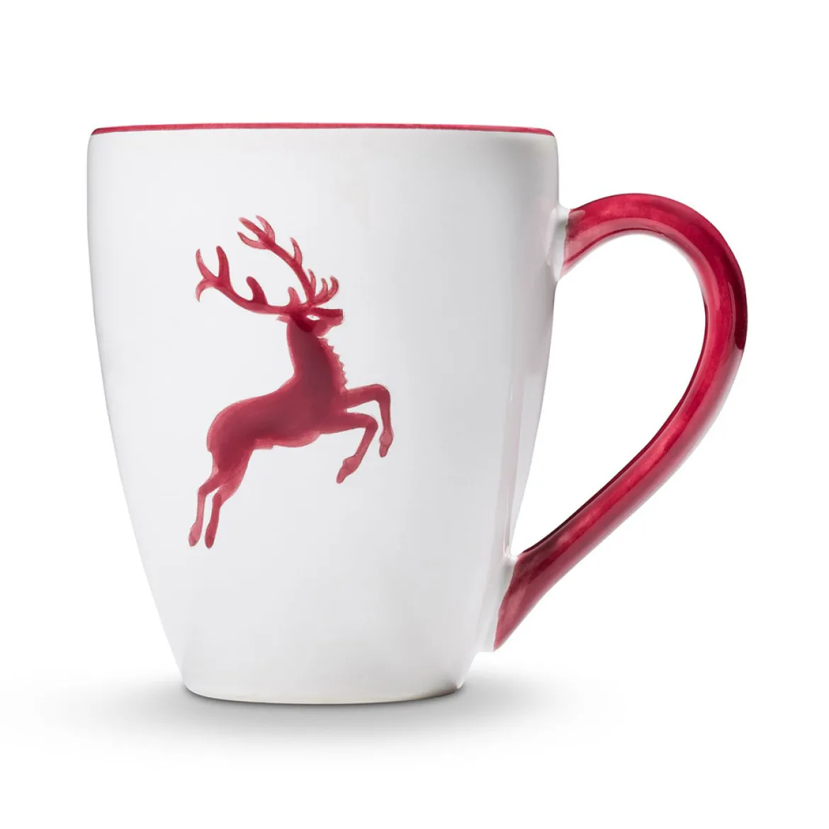 Gmundner Frühstücksbecher Max "Bordeauxroter Hirsch"