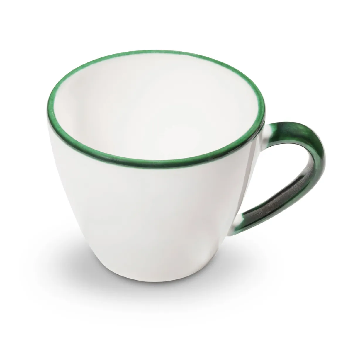 Gmundner Kaffeetasse Gourmet "Grüner Rand"