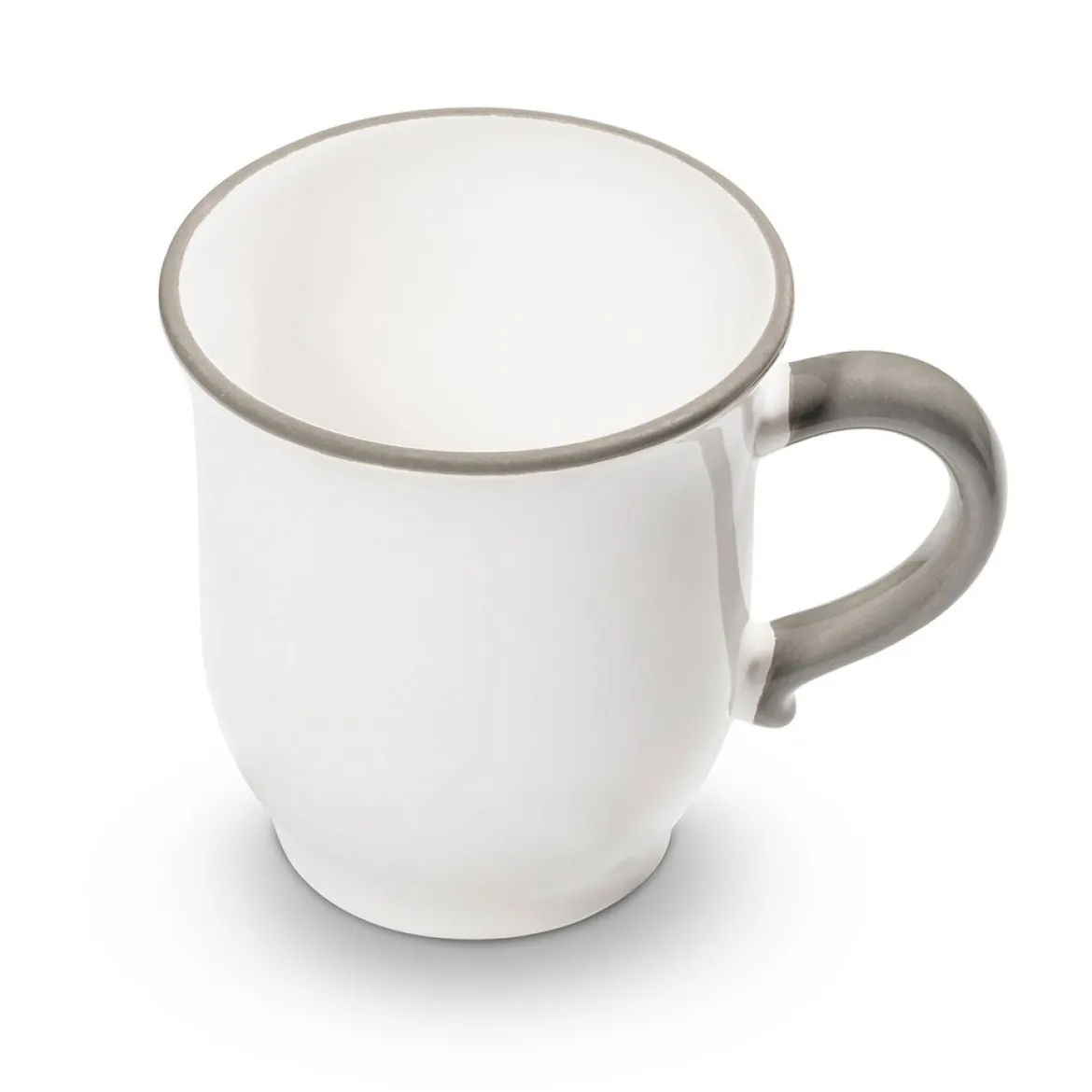 Gmundner Tasse "Grauer Rand"