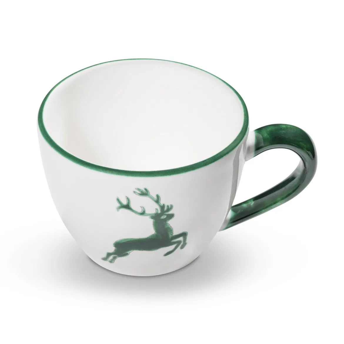 Gmundner Teetasse Maxima "Grüner Hirsch"