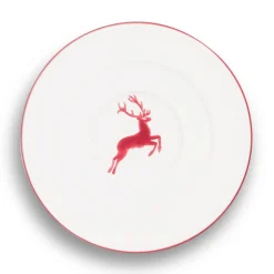 Gmundner Untertasse Gourmet "Bordeauxroter Hirsch"