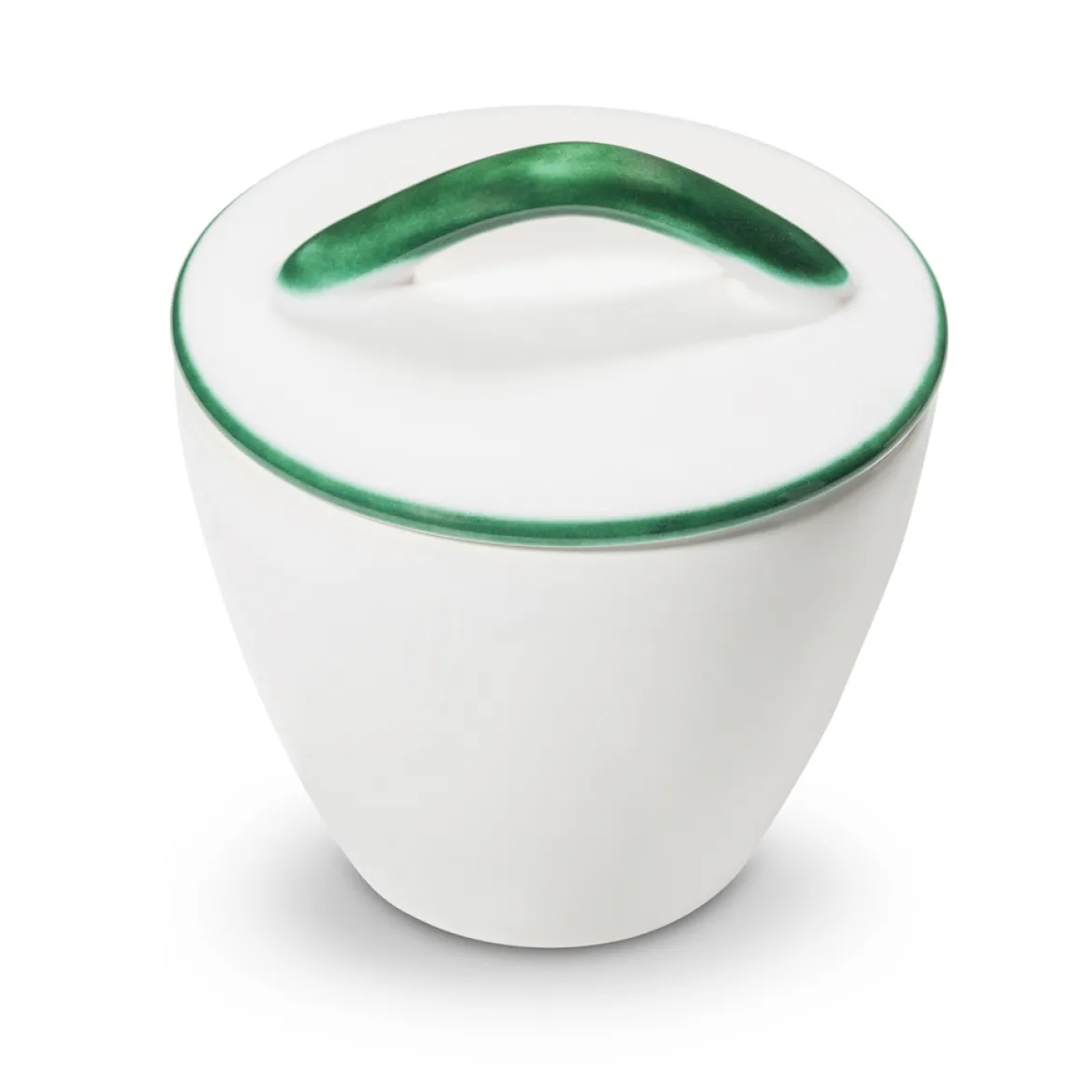Gmundner Zuckerdose Gourmet "Grüner Rand"