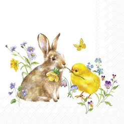IHR Lunchservietten "Bunny and Chick"