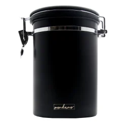 Kaffeedose, "Monza" Edelstahl schwarz 500g