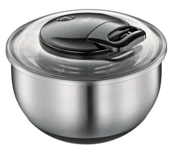 Küchenprofi Salatschleuder Edelstahl "TURBO"