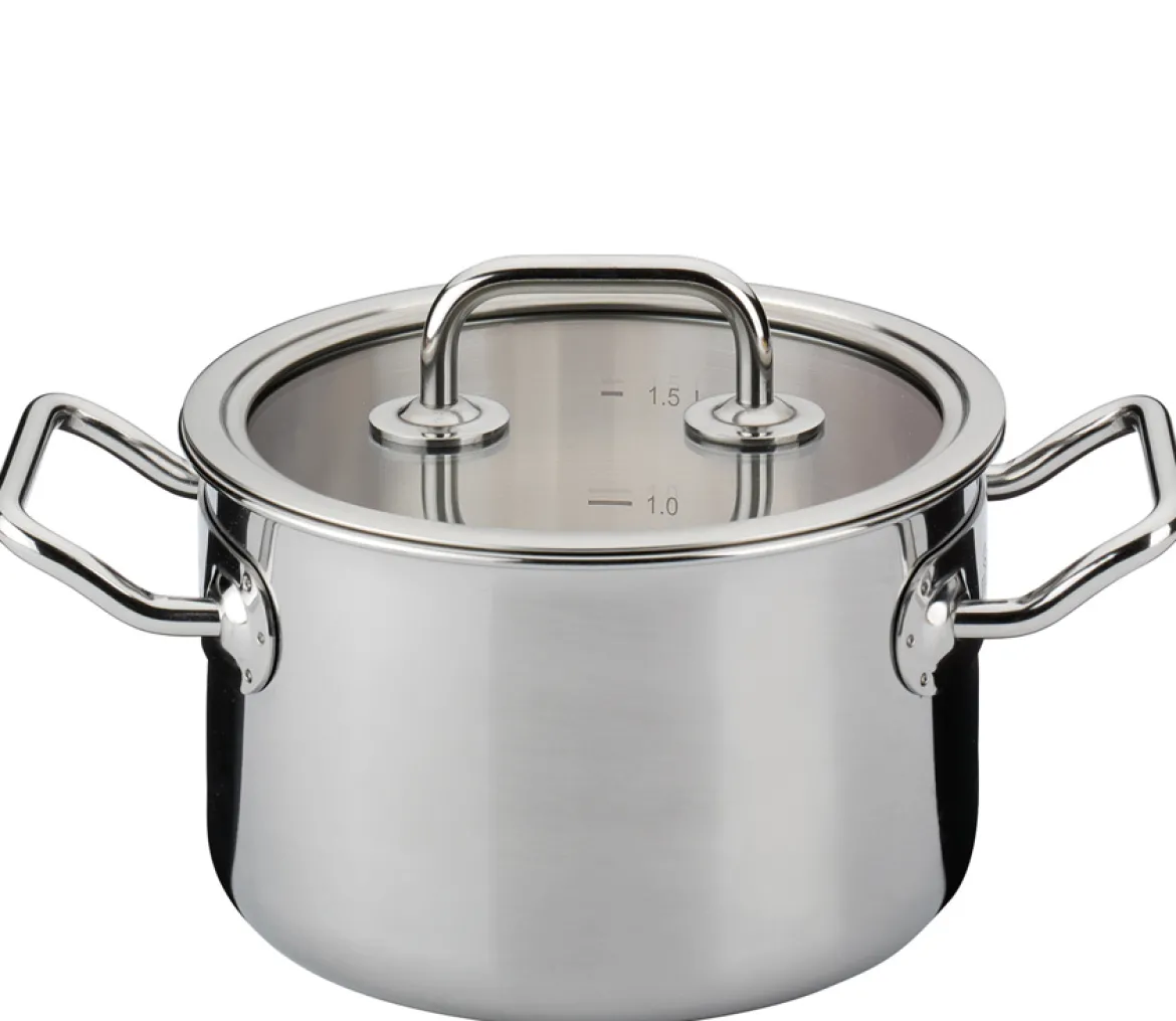 Kochtopf mit Glasdeckel 16 cm