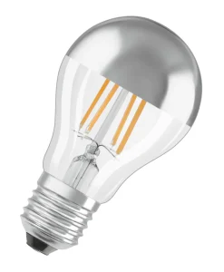 LED STAR RETROFIT CLA 34 FIL Mirror silver non-dim4W/827 E27 380LM BOX