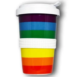 Mahlwerck Coffee2Go Becher "Pride Flag"|