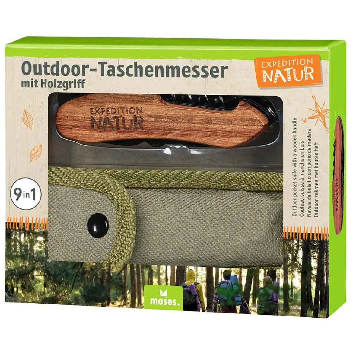 Moses Outdoor-Taschenmesser "Expedition Natur"