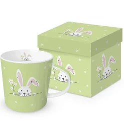 ppd Ostertasse "Hello Easter" grün