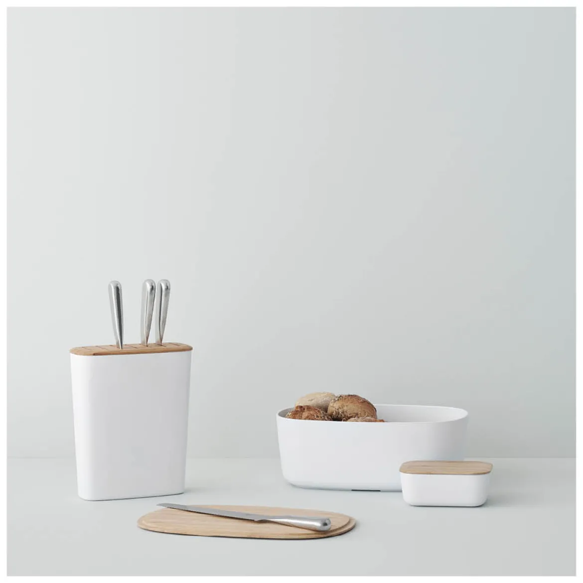 RIG-TIG Brotkasten mit Holzdeckel "BOX-IT"