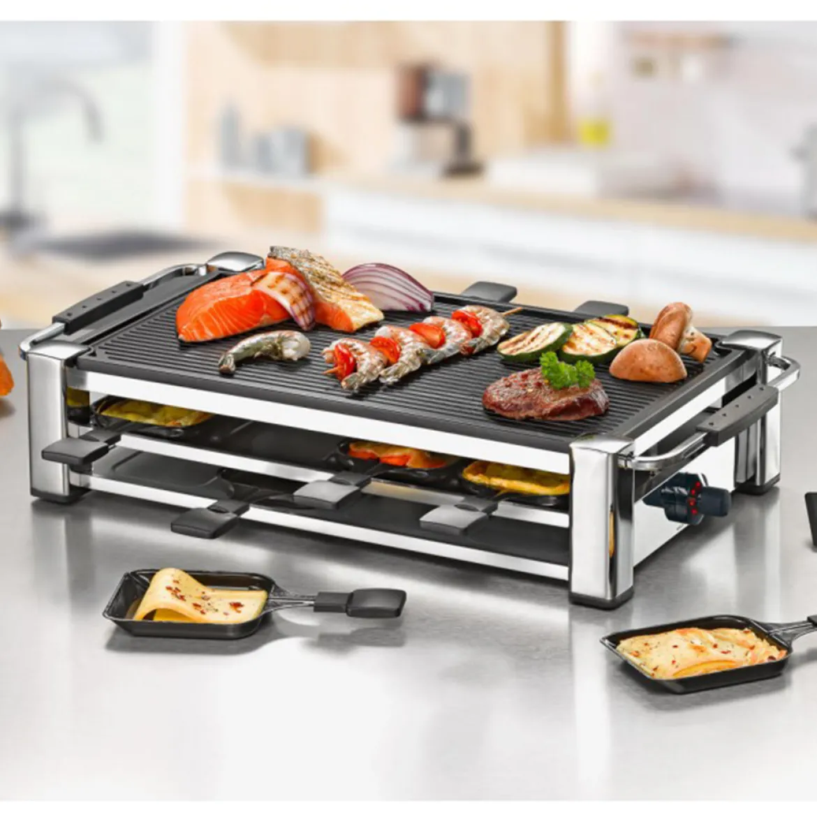Rommelsbacher Raclette 8 "RCC1500 Fashion"