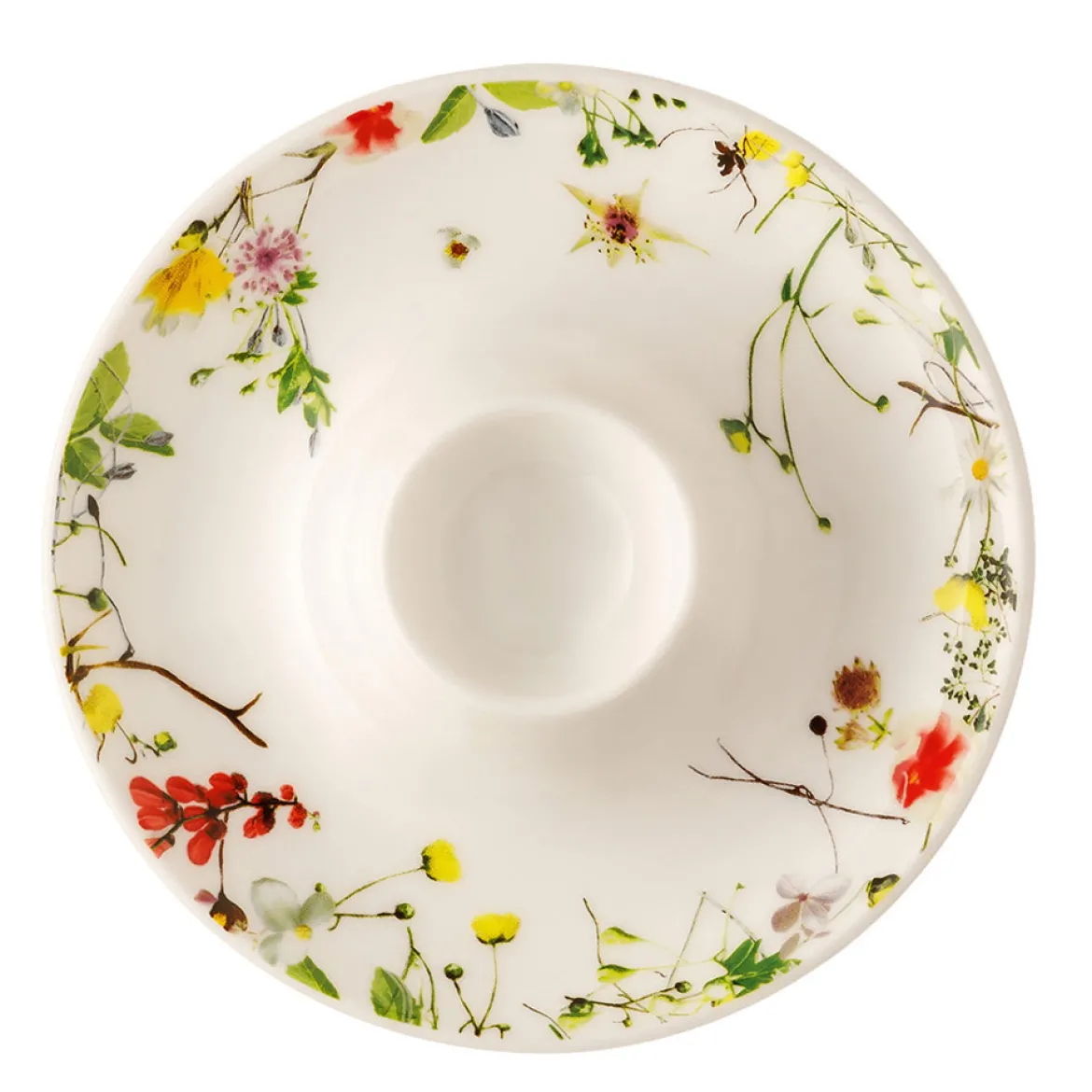 Rosenthal Eierbecher mit Ablage "Brillance Fleurs Sauvages"
