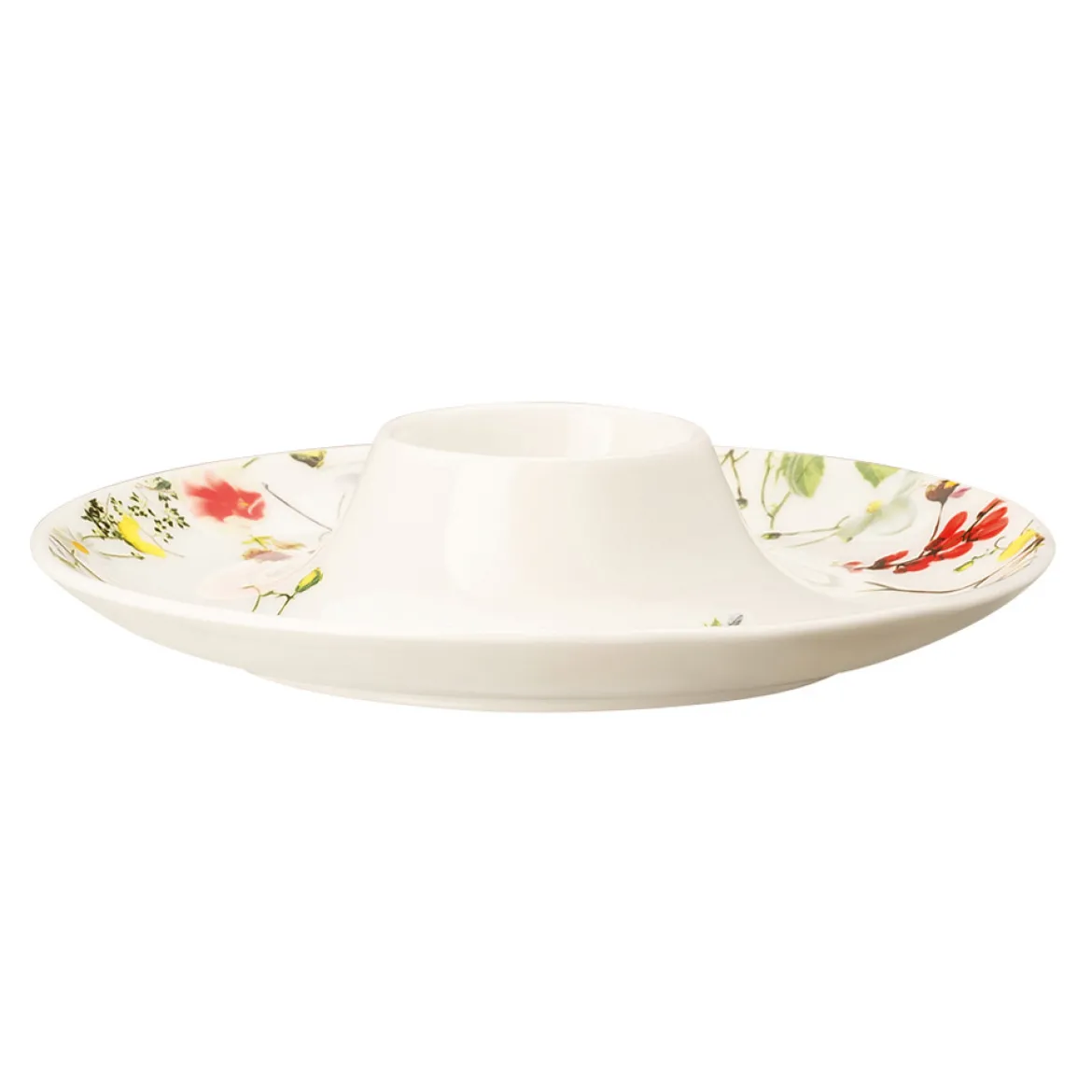 Rosenthal Eierbecher mit Ablage "Brillance Fleurs Sauvages"