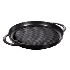 Staub Grillpfanne aus Gusseisen 30 cm