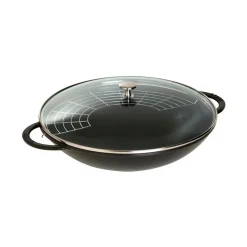 Staub Wokpfanne mit Glasdeckel 37 cm