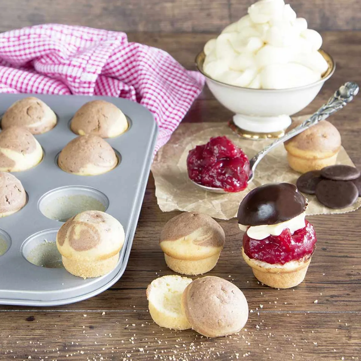 Städter Mini-Muffin Blech "we love baking"