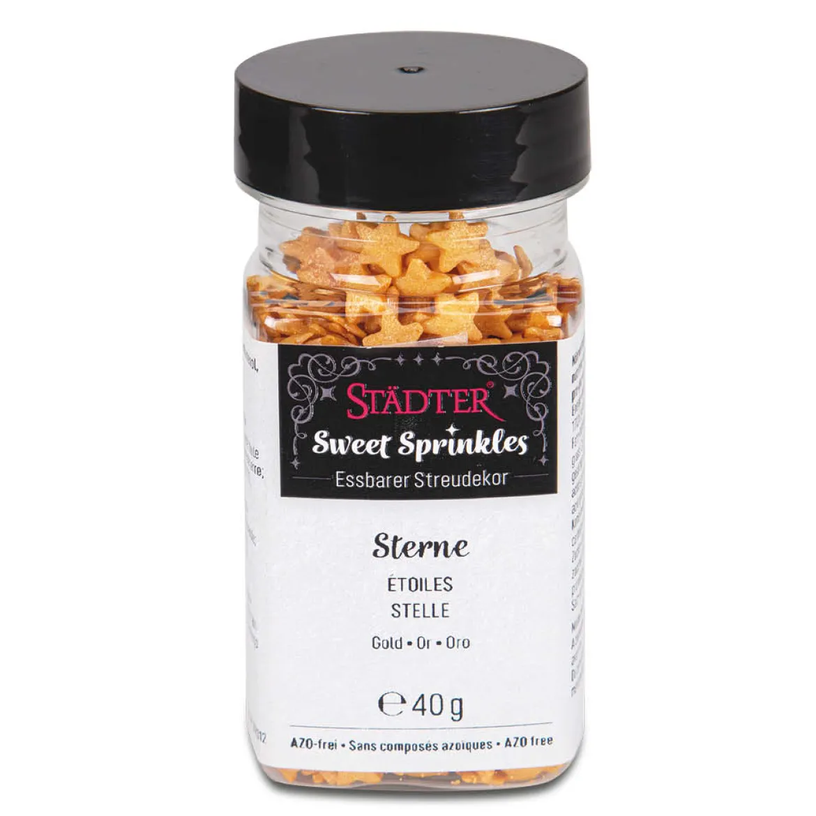 Städter Streudekor-Mix "Sterne/Gold"