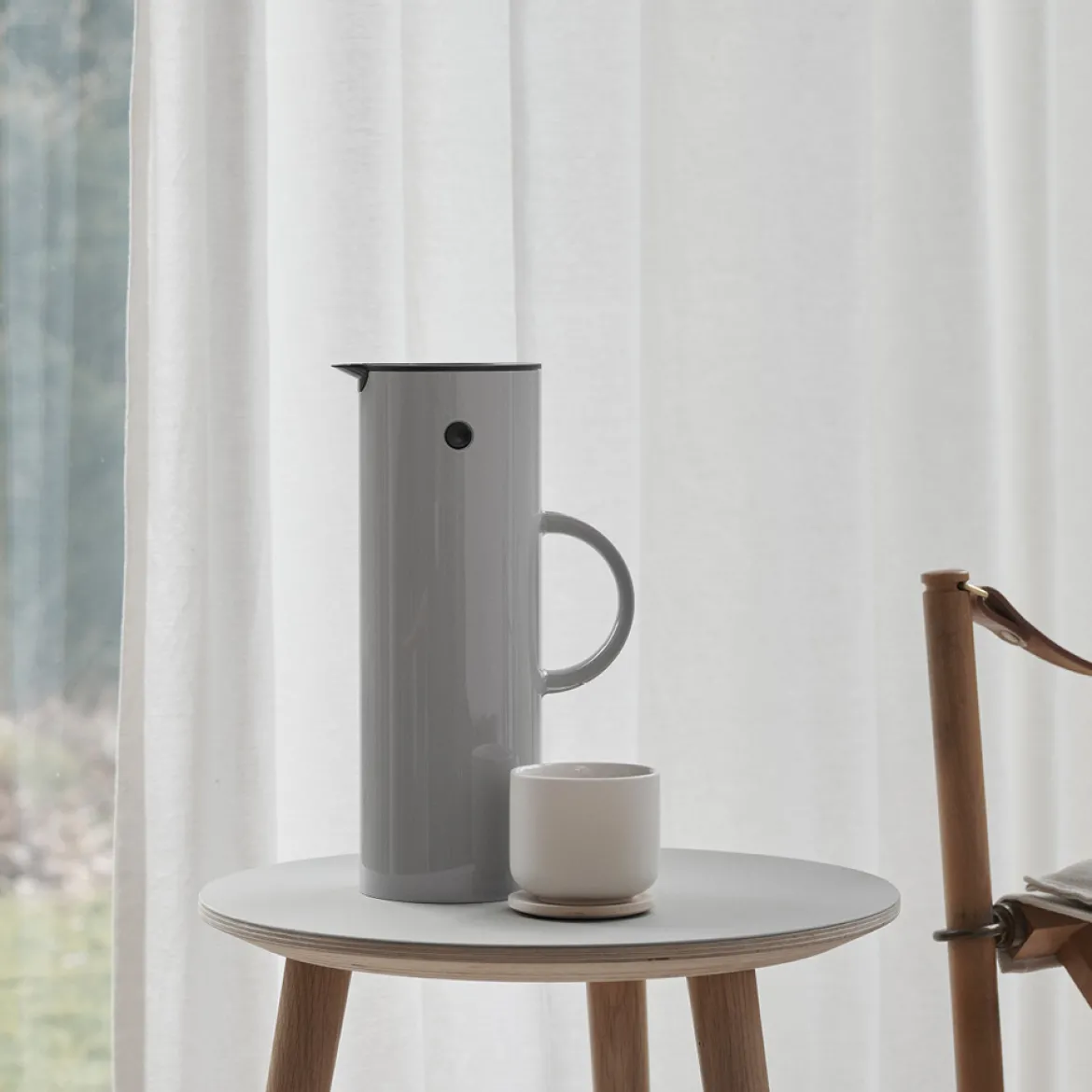 Stelton Isolierkanne hellgrau 1 Liter