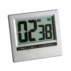 TFA Digitaler Timer und Stoppuhr mit Aluminium-Front