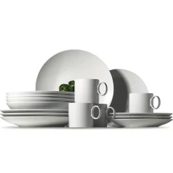 Thomas Kombi-Set mit Henkelbecher "Loft Weiß" 16-tlg.