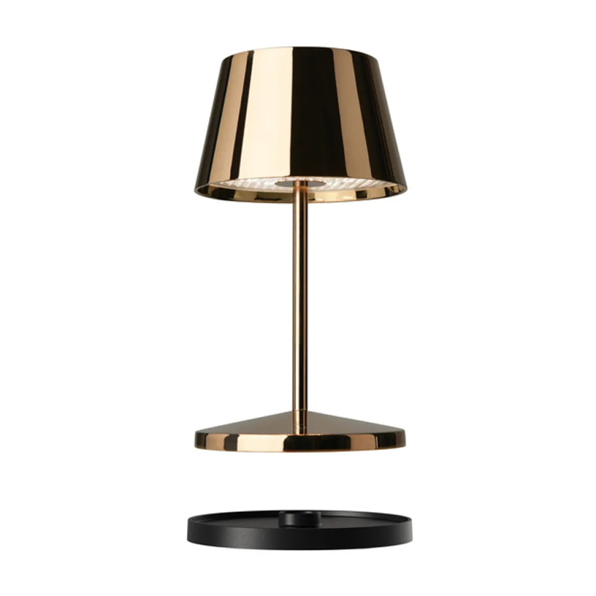 Tischleuchte Villeroy&Boch, Seoul 2.0, rosegold, dimmbar