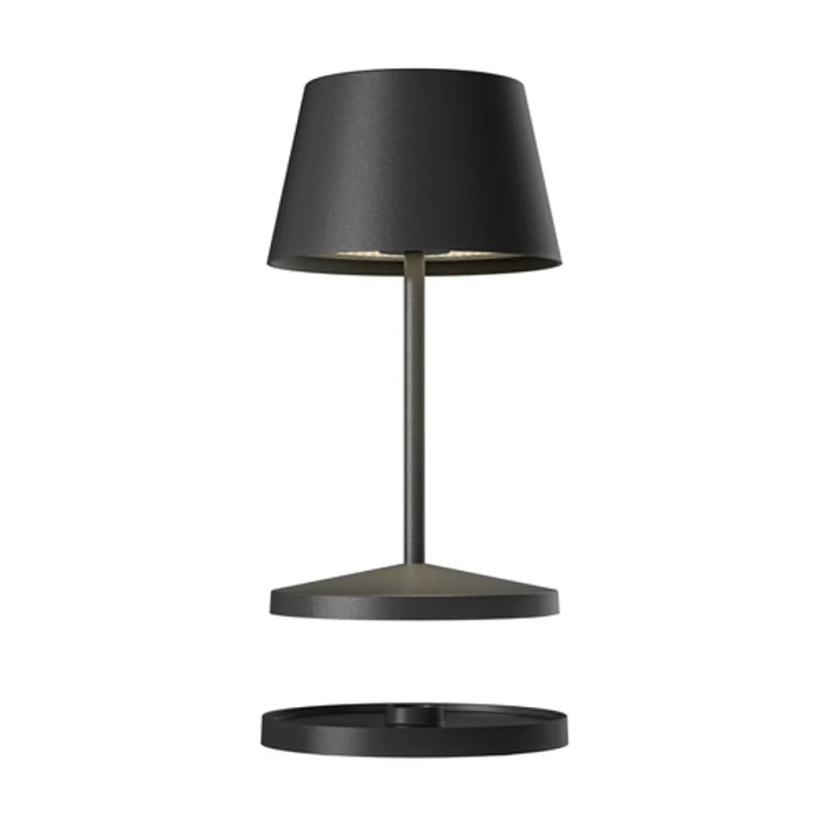 Tischleuchte Villeroy&Boch, Seoul 2.0, schwarz, dimmbar