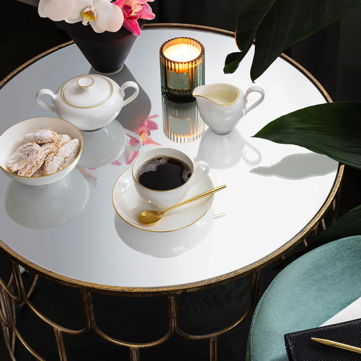 Villeroy & Boch Dessertschale "Anmut Gold"