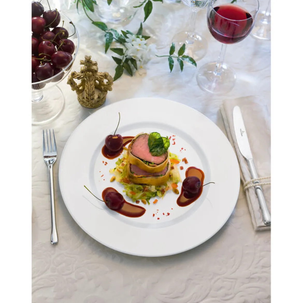 Villeroy & Boch Gourmetteller "Royal weiß"