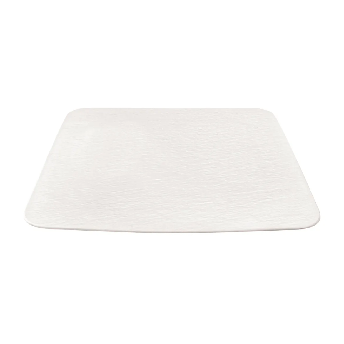 Villeroy & Boch Manufacture Rock blanc Servierplatte quadratisch/Gourmetteller 32x32x1,5cm