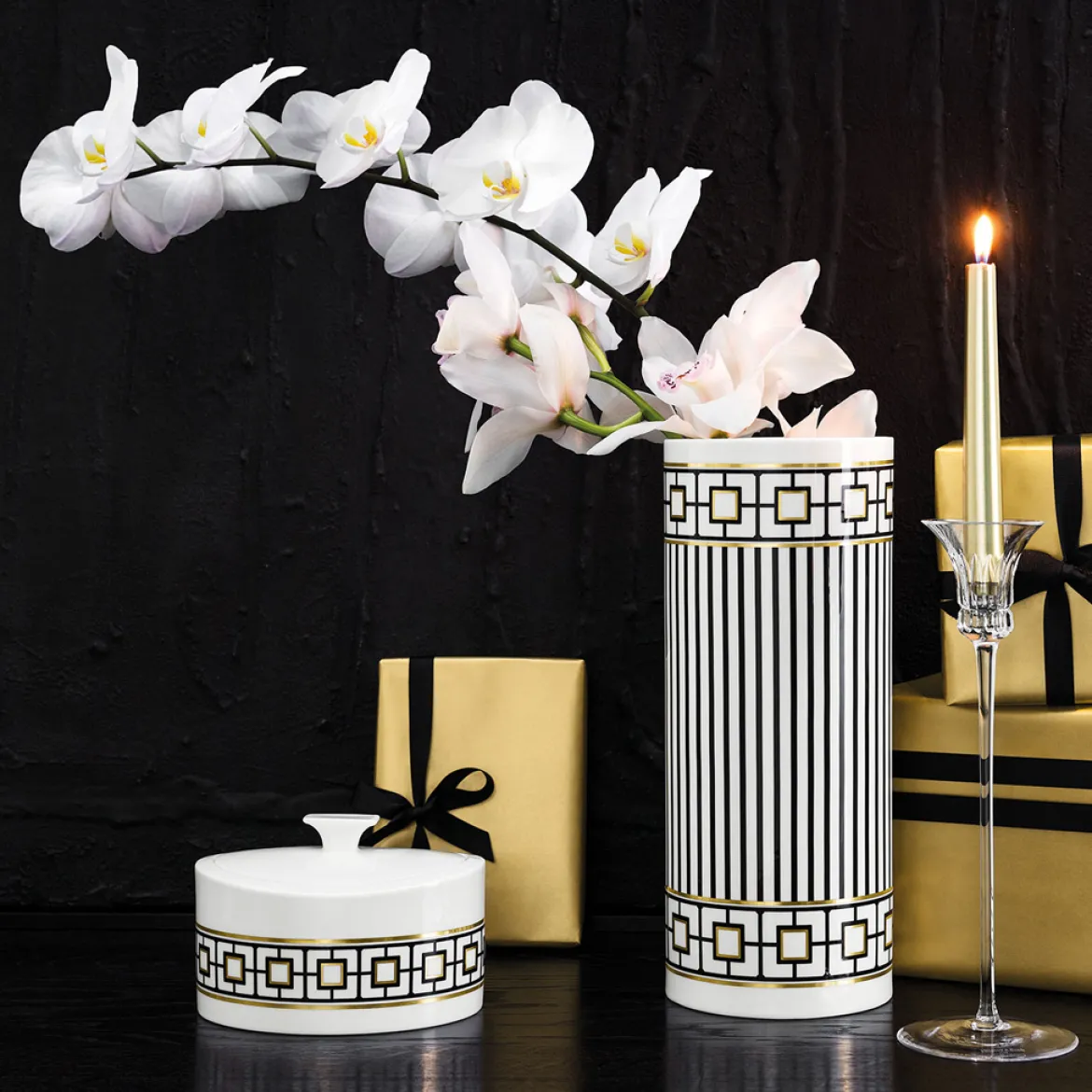 Villeroy & Boch MetroChic Gifts Vase hoch 13x13x30,5cm