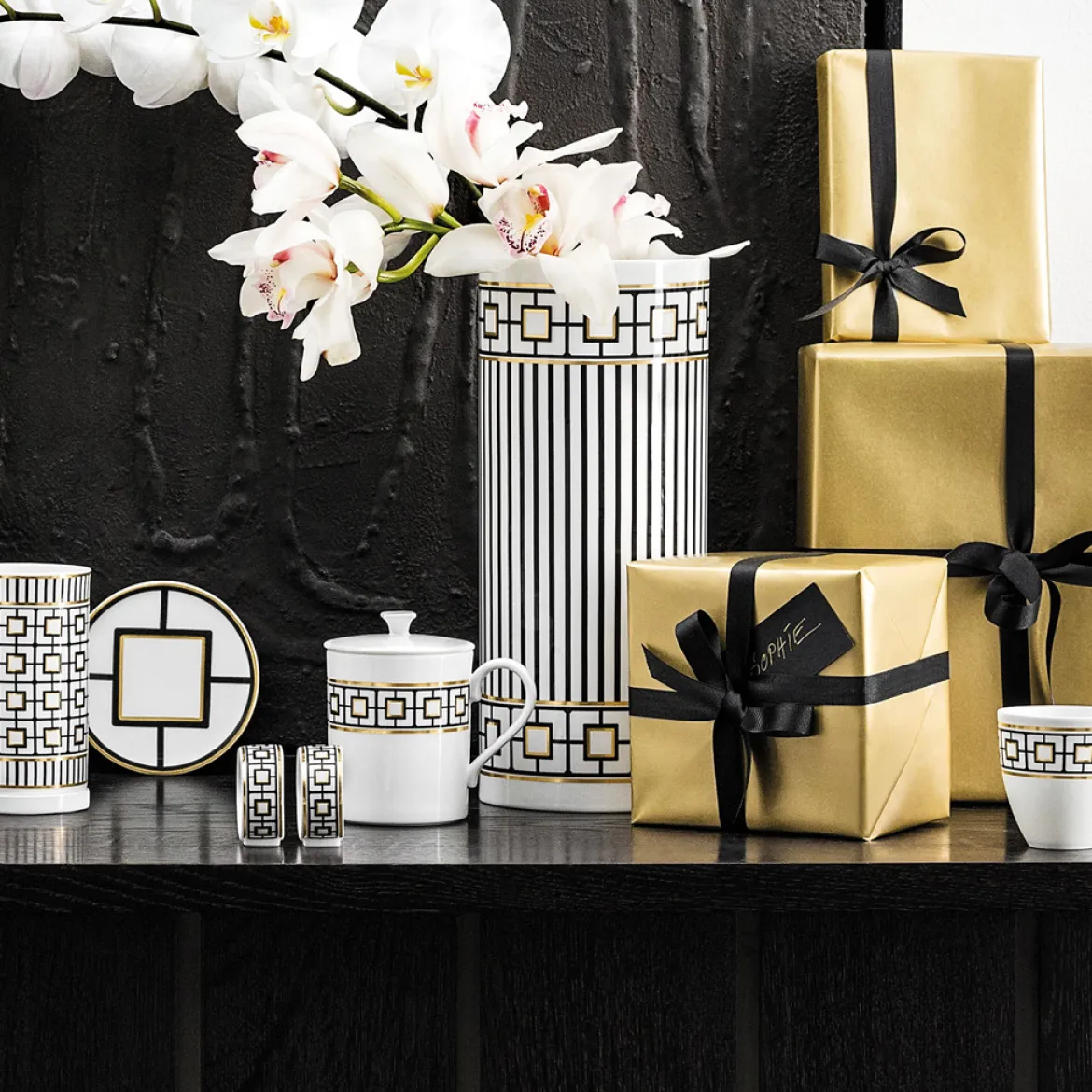 Villeroy & Boch MetroChic Gifts Vase hoch 13x13x30,5cm