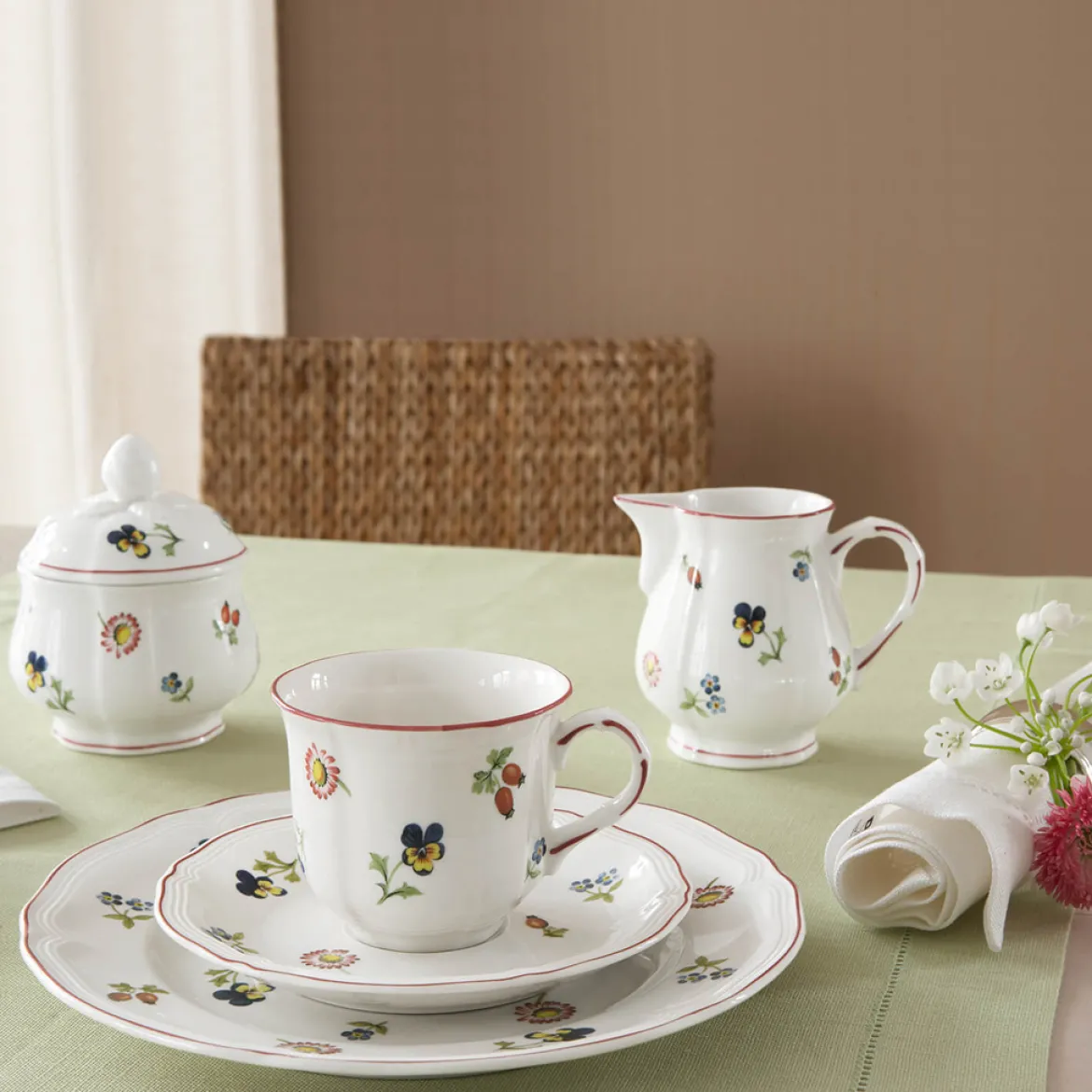 Villeroy & Boch Petite Fleur Zuckerdose 6 Pers.