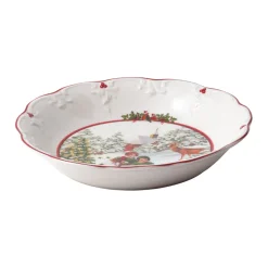 Villeroy & Boch Schale groß, Schlittenfahrt 24,5x24,5x4cm