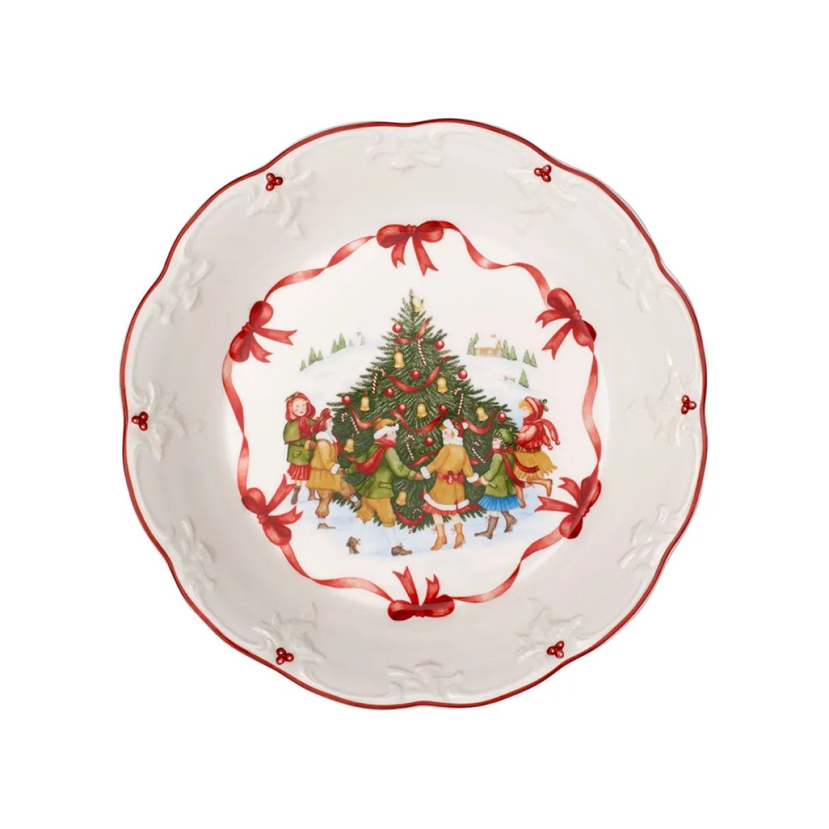 Villeroy & Boch Schale groß, Tanz um den Baum 24x24x4,5cm "Toy's Fantasy"