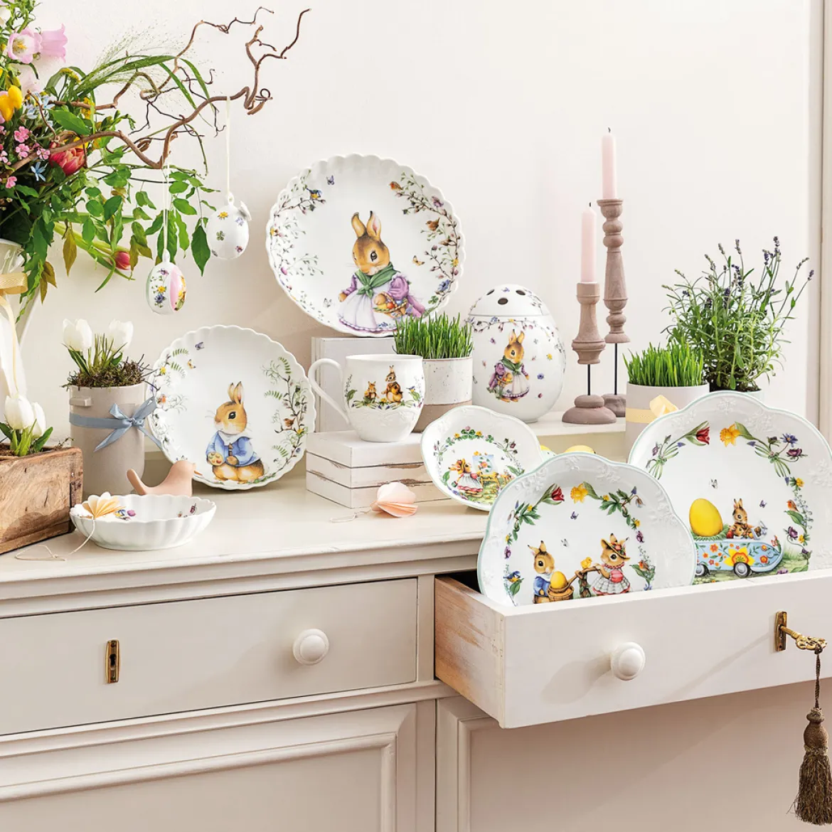 Villeroy & Boch Schale mittel, Max 24x4,5cm "Spring Fantasy"