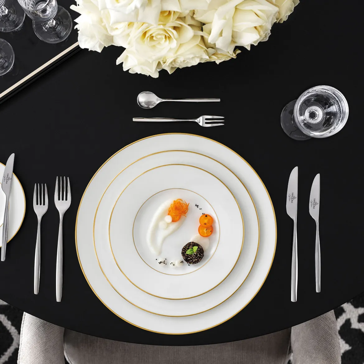 Villeroy & Boch Suppenteller "Anmut Gold"